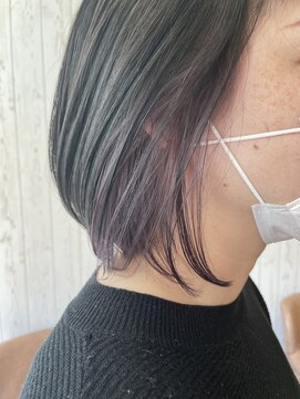 エイチ バイ エムズハウス(H eitch by mshouse) ロンボブ×ラベンダーアッシュ