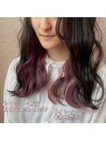 ワット 新宿店&nbsp;新宿髪質改善韓国インナーカラー学割U24レイヤーメンズ白髪染め