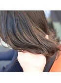 透明感グレージュ