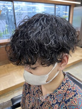 ロンドガルマン 名古屋(Lond GULLMAN) 【LondGULLMAN SAKURA】 波まきスパイラル パーマ メンズ