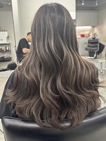 ジルブラン(JIL BLAN)&nbsp;ハイライトバレイヤージュダブルカラー20代30代40代グレージュ