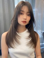 アリュウル 表参道 青山(Allure)&nbsp;韓国レイヤーカットで大人に似合うワンホンヘア/プチウルフ