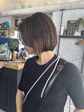 シールドヘアー 沖縄 新都心(C'LD Hair) 【C’LD 】ミニボブ/ショートボブ/小顔ボブ/切りっぱなしボブ