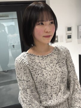 ヨーク(YOKE) 【YOKE】暗髪アッシュグレージュ艶髪質改善縮毛矯正