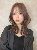 トルネード(TORNADO) ワンホンヘア くびレイヤーエアリーロング美髪グレージュ t2445