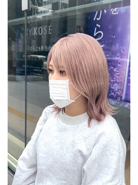 ガル(GALL) 韓国風レイヤー×ホワイトピンクベージュ