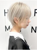 プラチナグレージュショート/20代30代40代50代