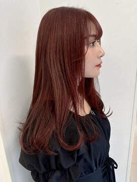 リア(Lia by KENJE) ピンクベージュ♪レッドベージュ♪　前髪♪