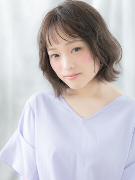 ヘアーリゾートパル(HAIR RESORT PAL) 透明感エモージュニュアンスパーマ外ハネc天王台10代20代30代