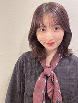 アイウィル(Ai WilL)&nbsp;20代 ベージュカラー 外ハネ 顔周りカット レイヤー 前髪カット