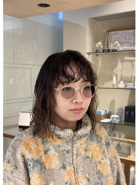 シアン 栄店(CYAN.) ブリーチ履歴パーマ×前髪パーマ