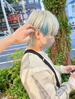 メンズ/インナーカラー/ウルフ
