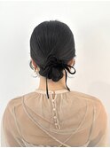 【ヘアセット】タイトシニョン