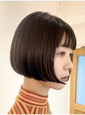 ボブ/切りっぱなしボブ