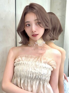 ロンドヴァリー 渋谷店(Lond vallee) ウェーブミディアム似合わせカットメルティカラーボブ/渋谷