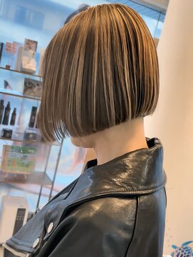 ティアラ 桜木町(TIARA) 【桜木町】白髪ぼかしアンブレラカラーボブ30代40代50代