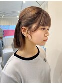 ミルクティーブラウン リタッチブリーチ