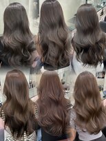 ザ パス 大名店(the path)&nbsp;チョコレートカラー/ブリーチなしカラー/コテ巻き/透明感カラー