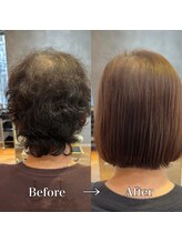 ノル(nol.)&nbsp;うるつや　髪質改善酸性ストレートヘア/40代/50代の為の縮毛矯正