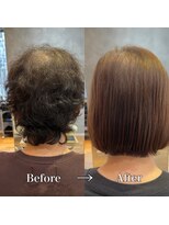 ノル(nol.) うるつや 髪質改善酸性ストレートヘア/40代/50代の為の縮毛矯正