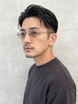 ソワー(SOWER)&nbsp;メンズ刈り上げツーブロックセンターフェザーパーマ