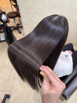 ジーナ 船橋(Zina) 髪質改善＊ロングレイヤーグレーベージュ＊美髪　Zina 板橋