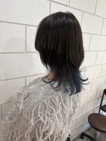 アルゴ 茅ヶ崎(ARUGO)&nbsp;ミディアムレイヤーカット/ダークアッシュ/似合わせカット