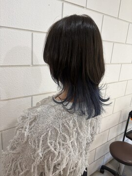 アルゴ 茅ヶ崎(ARUGO) ミディアムレイヤーカット/ダークアッシュ/似合わせカット
