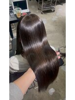 ザシェノンウメダ(THA CHAINON UMEDA) イメチェン/ピンクベージュ/アンブレラカラー/前髪/心斎橋