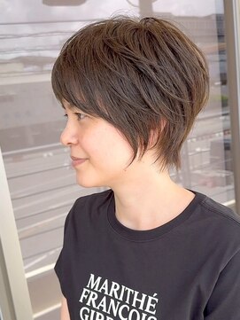 モアナ バイ ヘッドライト 松山(Moana by HEADLIGHT) Moana【松山】#大人ショート#小顔魅せショート#ハンサムショート