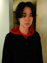 ノラジャーニー(NORA Journey)&nbsp;メンズボブウルフメンズミディアムレイヤーカットメンズウルフ