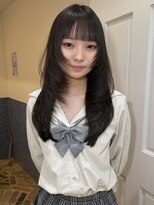 ラパンセ ブルー(LA PENSEE BLEU) ワンホン ハッシュカット 顔周りレイヤー