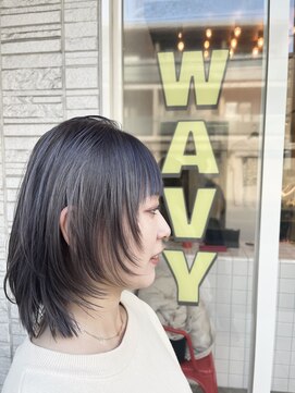 ウェイビー(WAVY) グレーラベンダー