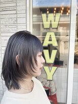 ウェイビー(WAVY) グレーラベンダー