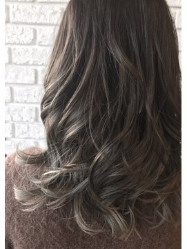 ミニム ヘアー(minim hair) 【minim×日比】ハイライトcolor♪グレージュver.