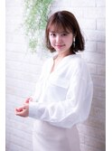 たまねぎアレンジくびれセミディ大人かわいいエッジショート池袋