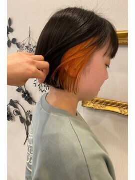 ヴァンカウンシル 豊橋店(Van Council) 夏におすすめ♪大人気のオレンジインナーカラー☆