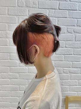 デイジー インデックスヘア 大島店(DAISY index hair) イヤリングカラー/ピンクベージュ/クリアピンク/インナーカラー