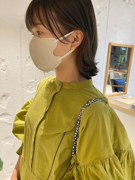 コフィー バイ メルト 吉祥寺(cofy by melt) 【三ツ井純】ベージュカラーイヤリングカラーケアブリーチ