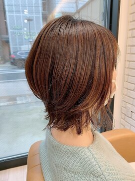 アドラーブル 女池店(adorable) 20代30代大人可愛いハンサムショートシークレットハイライト