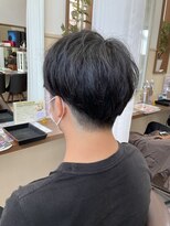 コアフィールフィス(COIFFURE fils)&nbsp;《見附　今町》メンズ　刈り上げショート　黒髪