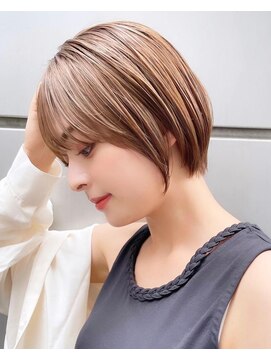 ロンドホットリップ 立川(Lond hot lip) 大人ガーリー×前髪/顔周り髪質改善ショート[立川]