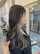 レポ(LEPO)&nbsp;インナーカラー◎ホワイトグレー