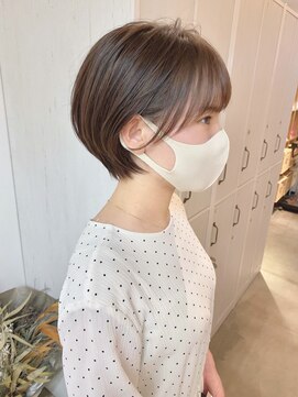 サンドシーン(sand scene) ＠thisiskaito表参道原宿/ショートヘア/ショートボブ/グレージュ