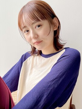 ディッセンバー 渋谷(December) オレンジベージュ/ボブ/ブリーチなし/学割U24