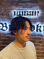 ブロートーキョー 有楽町店(Bro Tokyo) MEN'Sアッシュニュアンスパーマ韓国マッシュスペインカール