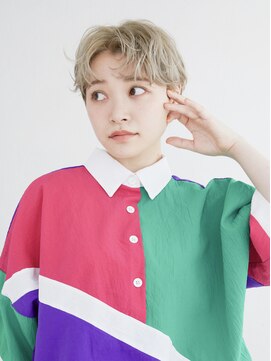 エンタク 新宿(enntaku) ケアブリーチ/グラデーションカラー/ペールベージュ[新宿駅]