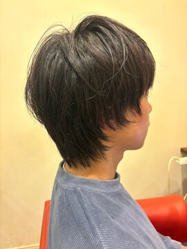 ムードコア 関内店(mu;d Coa) メンズ　ハイレイヤーウルフ