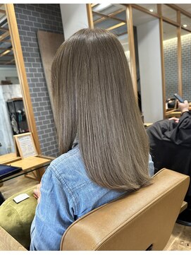 クラップス 京急富岡(CLAPS) ミルクティーベージュダブルカラーインナーカラーケアブリーチ