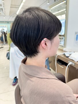 アッシュ 下北沢店(Ash) 黒髪でもかわいい耳掛けマッシュ